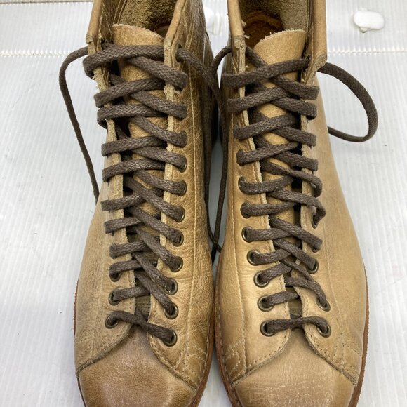 WALK OVER VINTAGE COLLECTION U.S.A.brown lace up women monkey boots sz 6 M - Picture 5 of 6